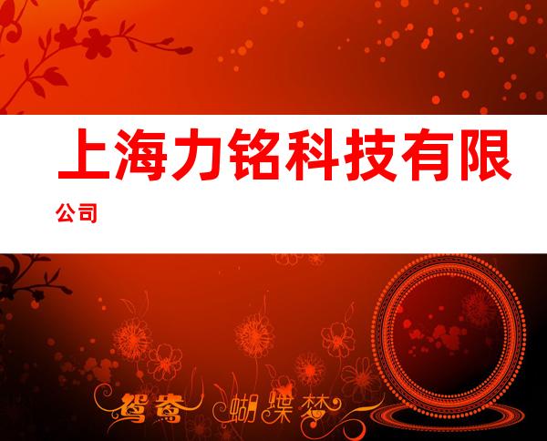 上海力铭科技有限公司