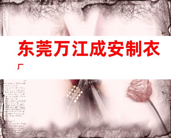 东莞万江成安制衣厂