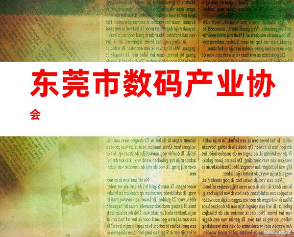 东莞市数码产业协会