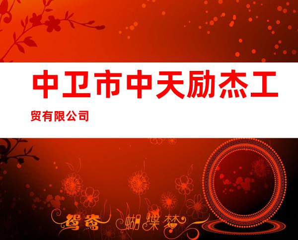 中卫市中天励杰工贸有限公司