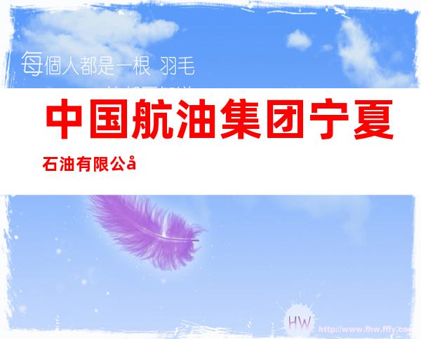 中国航油集团宁夏石油有限公司
