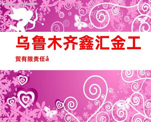 乌鲁木齐鑫汇金工贸有限责任公司
