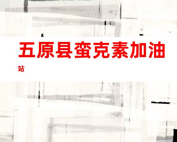 五原县蛮克素加油站