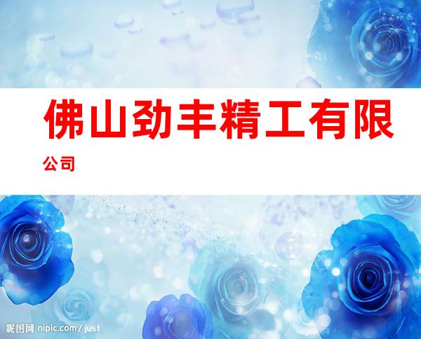 佛山劲丰精工有限公司