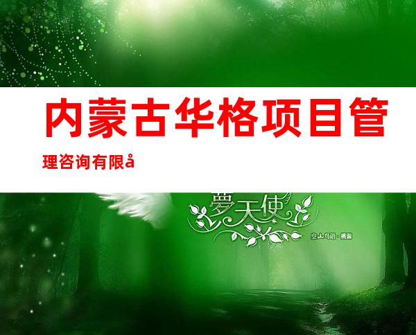 内蒙古华格项目管理咨询有限公司