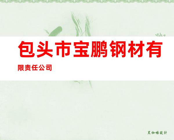 包头市宝鹏钢材有限责任公司