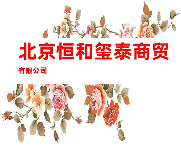 北京恒和玺泰商贸有限公司