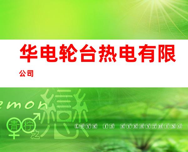 华电轮台热电有限公司
