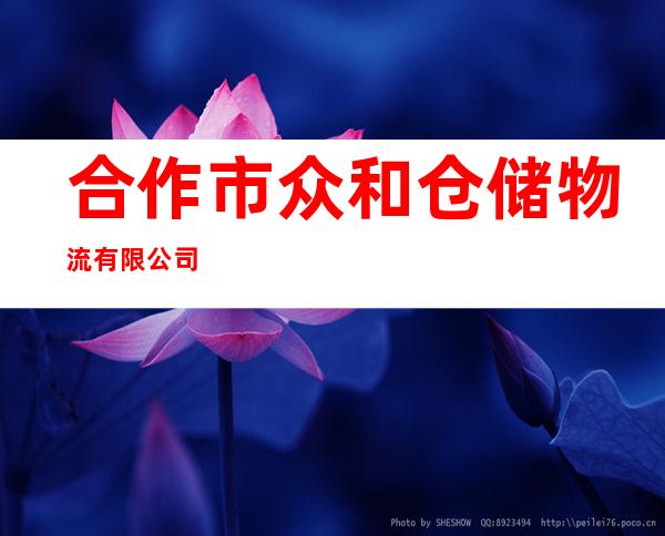 合作市众和仓储物流有限公司