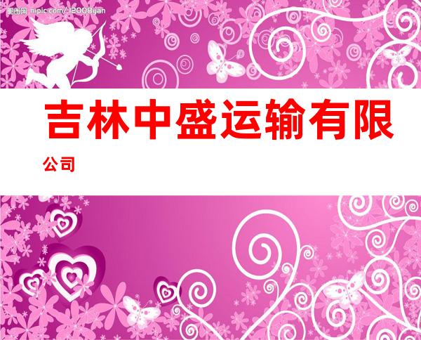 吉林中盛运输有限公司