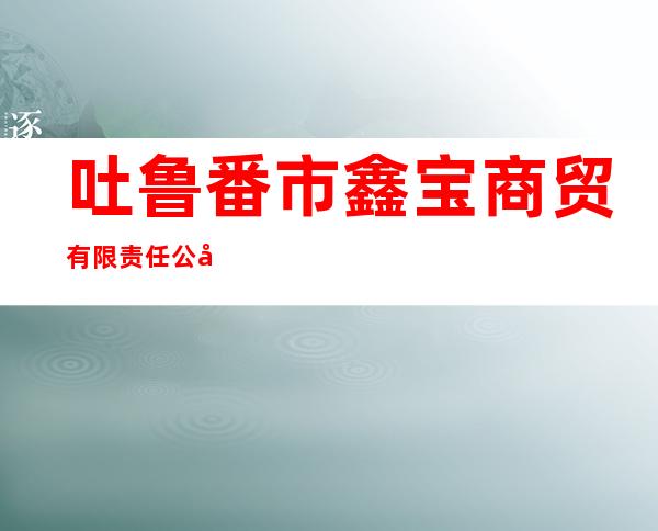 吐鲁番市鑫宝商贸有限责任公司