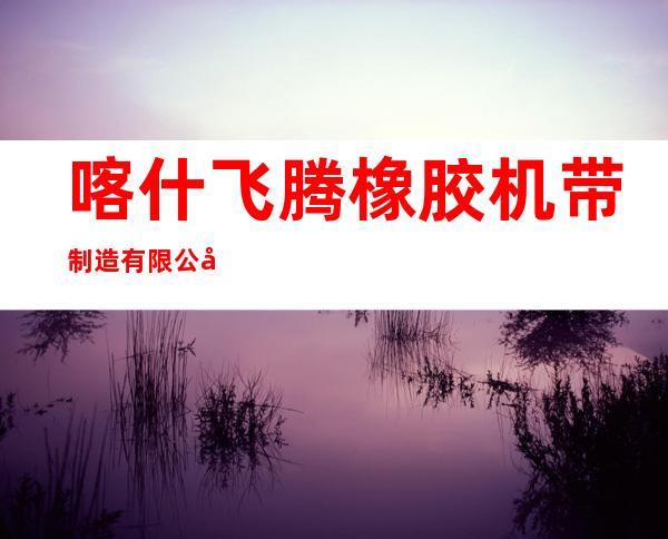 喀什飞腾橡胶机带制造有限公司