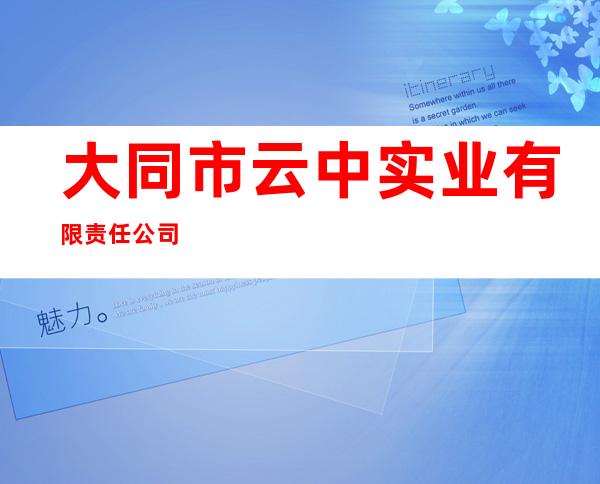 大同市云中实业有限责任公司