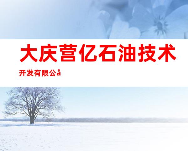 大庆营亿石油技术开发有限公司