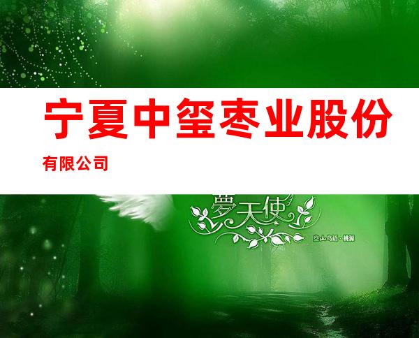 宁夏中玺枣业股份有限公司