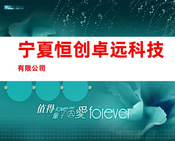 宁夏恒创卓远科技有限公司
