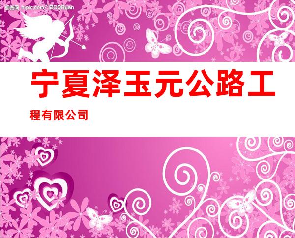 宁夏泽玉元公路工程有限公司