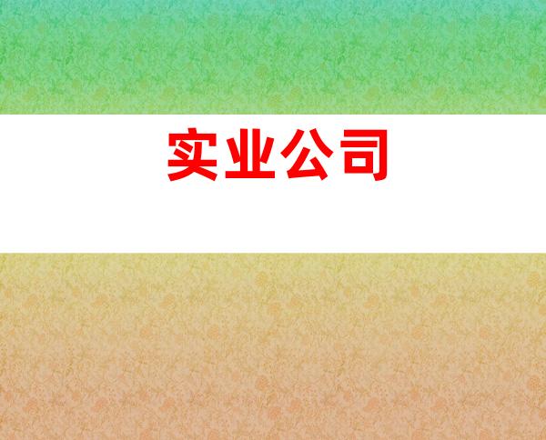 实业公司