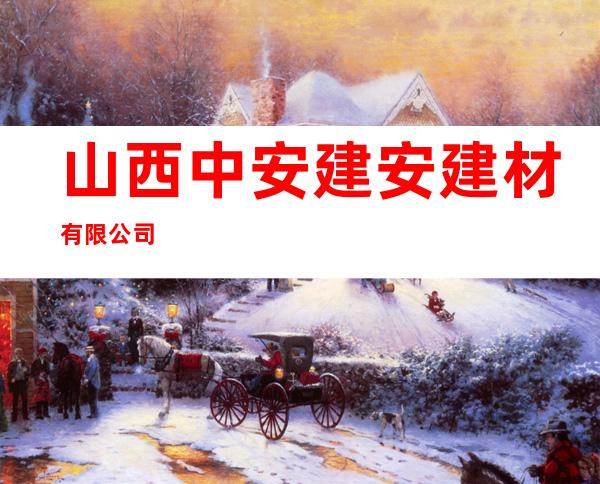 山西中安建安建材有限公司