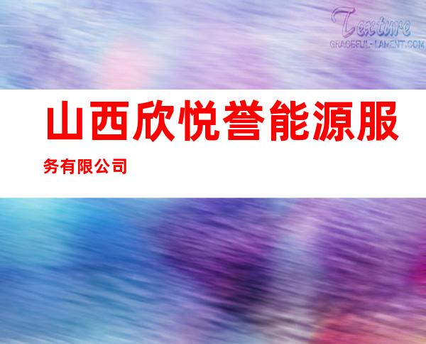 山西欣悦誉能源服务有限公司