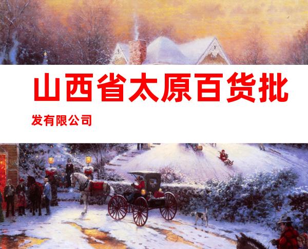 山西省太原百货批发有限公司