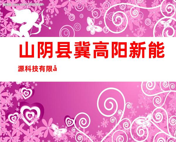 山阴县冀高阳新能源科技有限公司