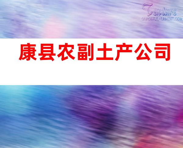 康县农副土产公司