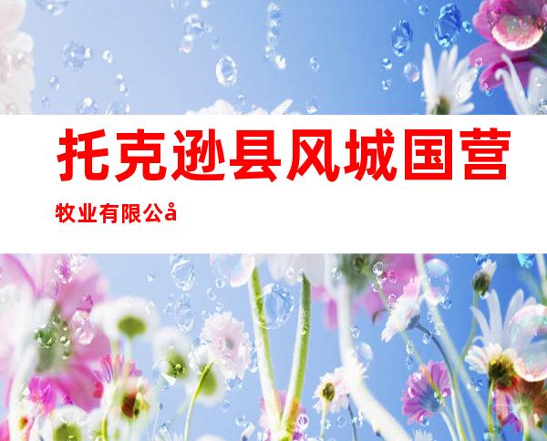 托克逊县风城国营牧业有限公司