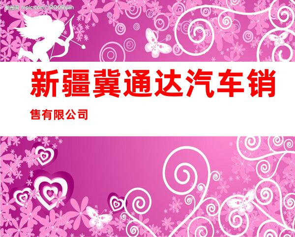 新疆冀通达汽车销售有限公司