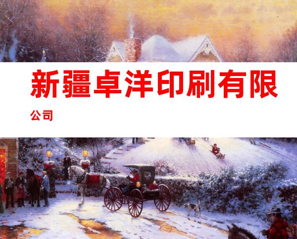 新疆卓洋印刷有限公司