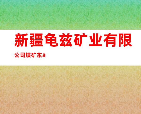 新疆龟兹矿业有限公司煤矿东井