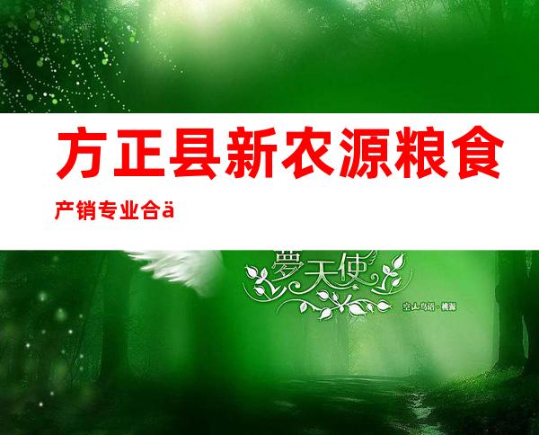 方正县新农源粮食产销专业合作社