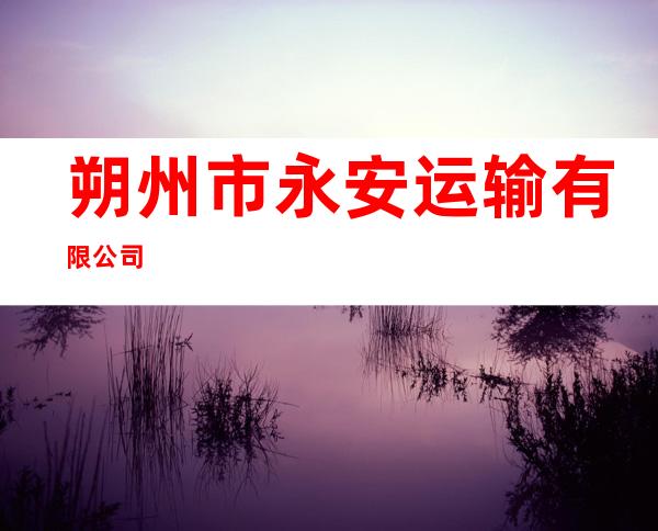朔州市永安运输有限公司