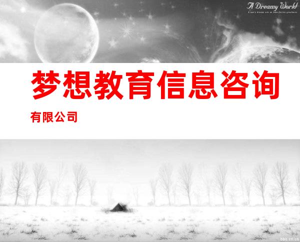 梦想教育信息咨询有限公司