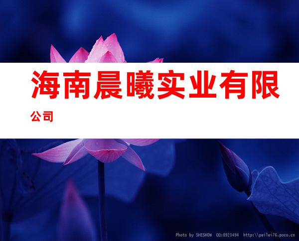 海南晨曦实业有限公司