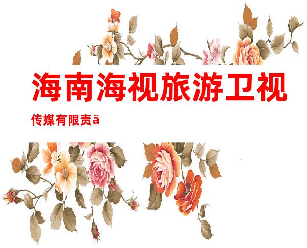 海南海视旅游卫视传媒有限责任公司洋浦分公司