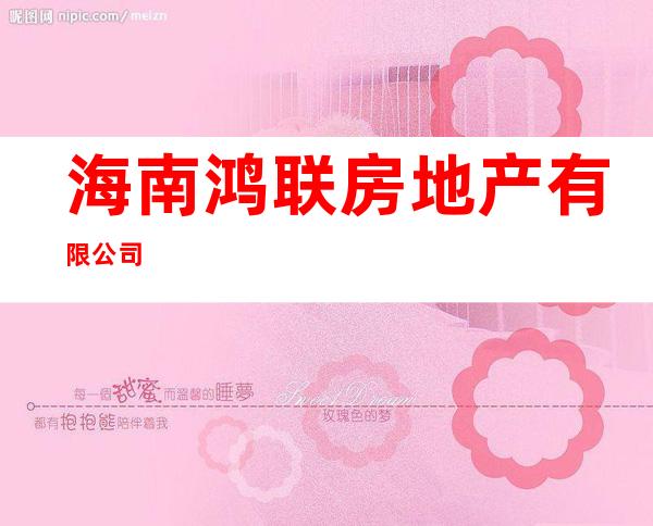 海南鸿联房地产有限公司