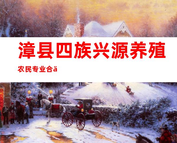 漳县四族兴源养殖农民专业合作社