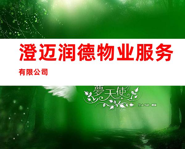 澄迈润德物业服务有限公司