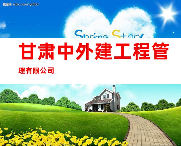 甘肃中外建工程管理有限公司