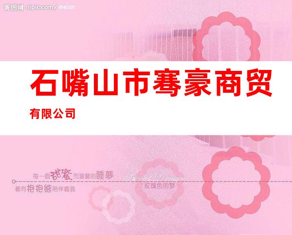 石嘴山市骞豪商贸有限公司
