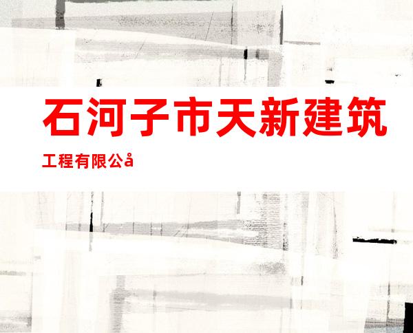 石河子市天新建筑工程有限公司