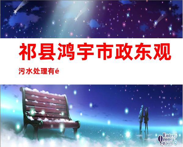 祁县鸿宇市政东观污水处理有限公司