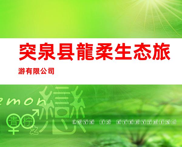 突泉县龍柔生态旅游有限公司
