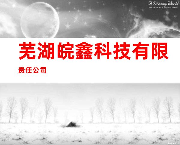 芜湖皖鑫科技有限责任公司
