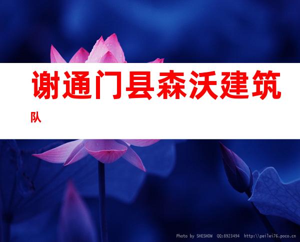 谢通门县森沃建筑队