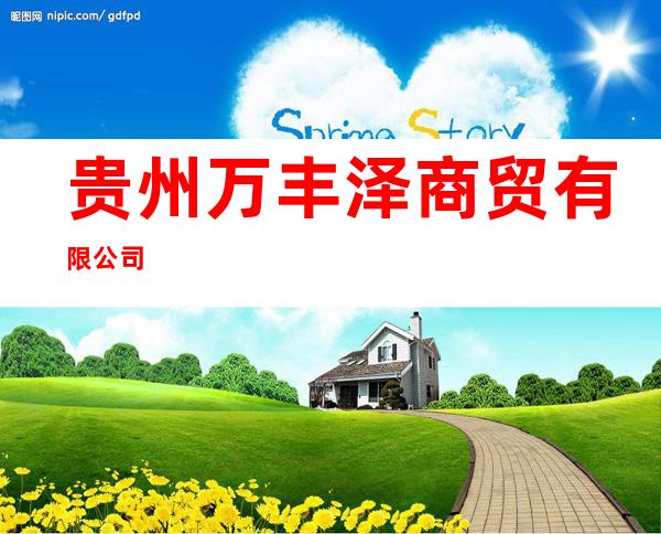 贵州万丰泽商贸有限公司