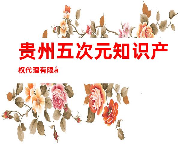 贵州五次元知识产权代理有限公司