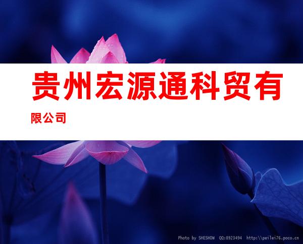 贵州宏源通科贸有限公司