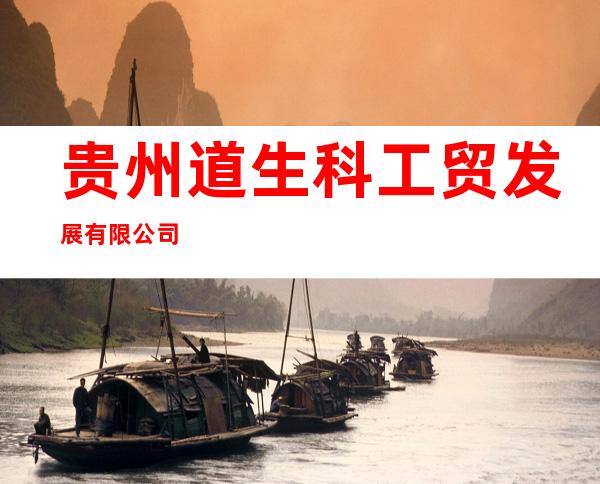 贵州道生科工贸发展有限公司